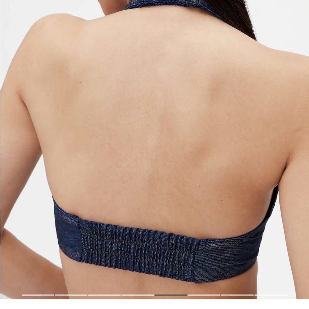 Brand new with tags Gap Studio denim bralette xxs - Picture 5 of 10